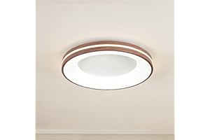 Fully Enclosed Waterproof Hallway Ceiling Light, Round Flush Mount LED Lamp, Bright Illumination for Balcony, Staircase, Corr