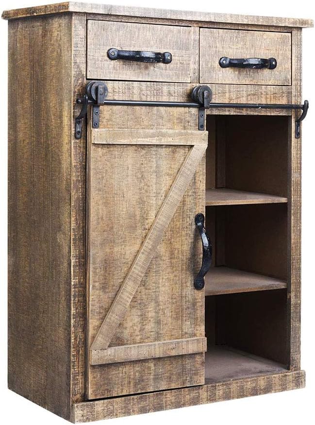 Rustikaler Aufbewahrungsschrank – 81,3 cm H Holzendtisch