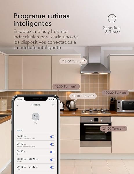 Nooie Enchufe Inteligente Smart Plug Enchufes inteligentes Temporizador Interruptor Wifi Domtica para el Hogar 2pack