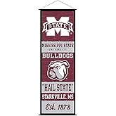 Mississippi State Bulldogs Banner and Scroll Sign