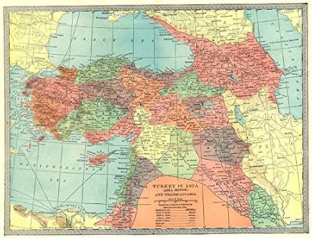 Amazon Com Turkey In Asia Transcaucasia Levant Georgia Syria