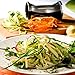 Premium Vegetable Spiralizer Bundle - New 4-Blade Spiral Slicer with Ceramic Peeler - Zucchini Pasta Spaghetti Maker