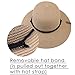 FURTALK Womens Wide Brim Sun Hat with Wind Lanyard UPF Summer Straw Sun Hats for Women