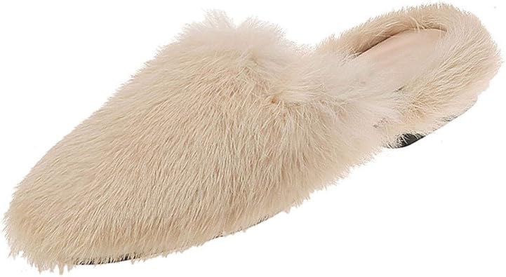 furry mule slippers