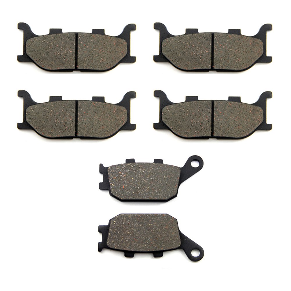 SOMMET Bremsbeläge Vorne + Hinten für Yamaha FZ6 Naked FZ6 Fazer (2 Piston Caliper) (04-07) XJ6-SP/N/F/S Diversion 600 (13-15) FZ6-NS Naked (2 Piston Caliper) (05-06) LT199-199-174