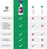 REPELEM Flea Spray for Home 1L – Professional Strength Kills Fleas Larvae Eggs view 2