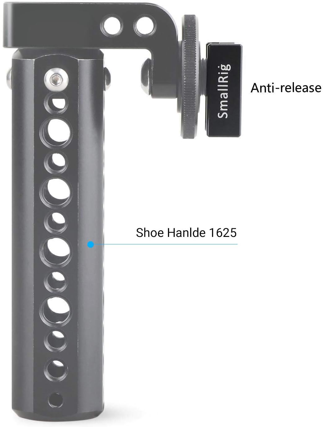 SMALLRIG Cold Shoe Mount Adapter Bracket Hot Shoe with 1/4" Thread for Camera Cage Flash LED Moniter, Pack of 2-2060 : Camera & Photo