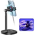 ULANZI SK-06 Cell Phone Cooler Phone Stand, Desktop Cell Phone Gaming Radiator with Cooling Device, Height Adjustable Phone Stand 2.56-3.49 inches iOS/Android Semiconductor Heatsink Cooling