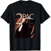 TUPAC SHAKUR Me Against The World Unisex Adult Black Cotton 100% Short Sleeve Classic Fit T-Shirt Small