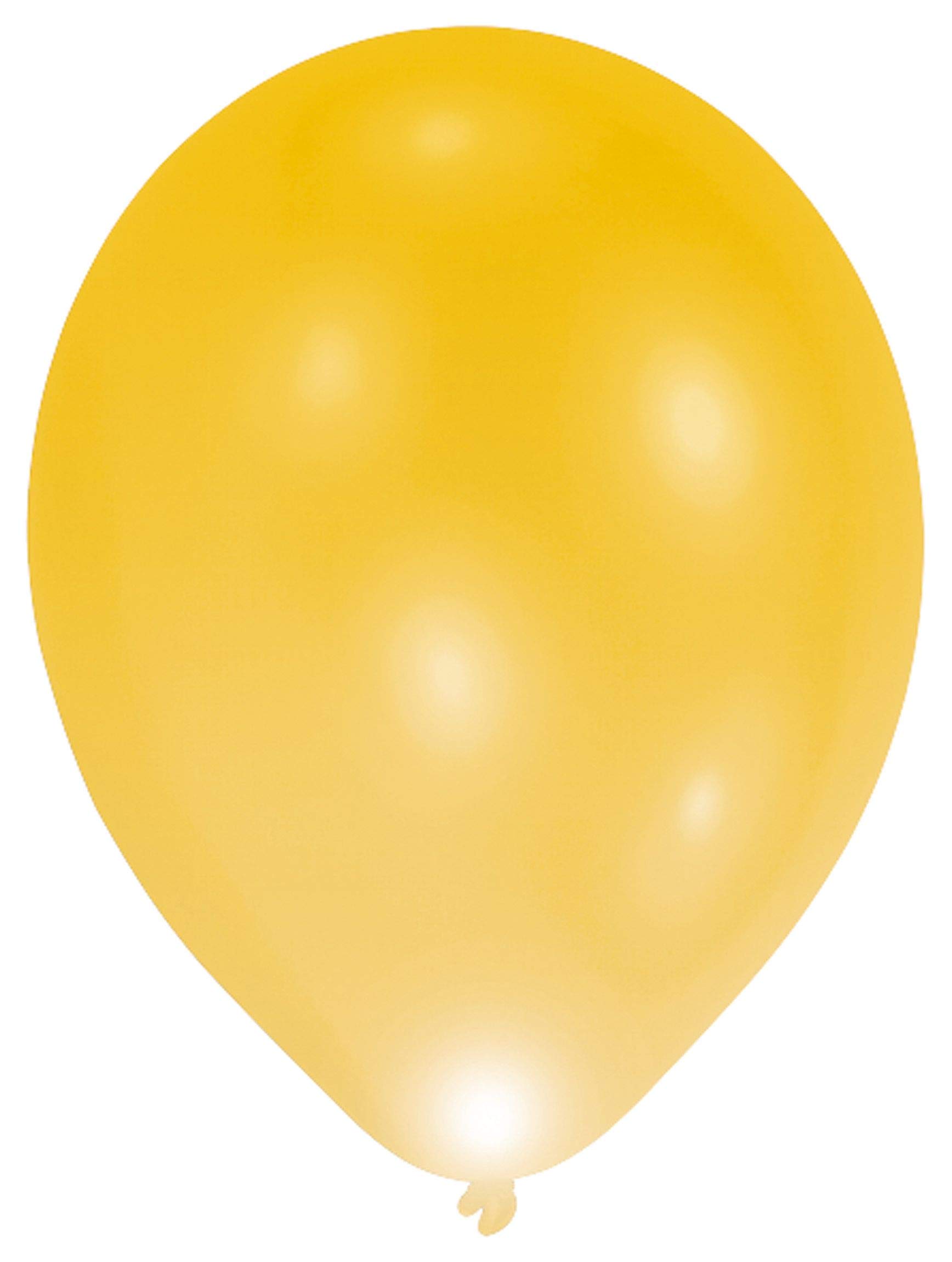 Gold Latex Balloon Party Decorations - 5 Pcs.