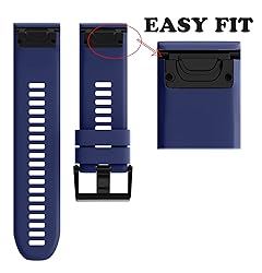 NotoCity Compatible Fenix 5 Band 22mm Width Soft
