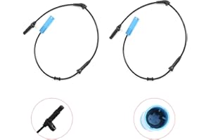 2Pcs ABS Wheel Speed Sensor Front Left/Right Compatible with Mini Cooper 2002-2008 Seineca 34526756384 5S11087 SU12540 0844073 ALS2383 SS20123