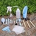 COOLOOK 20 Pieces Succulent Plants Tools – Mini Garden Hand Tools Transplanting Tools Miniature Planting Gardening Tool Set for Indoor Miniature Fairy Garden Plant Carethumb 4