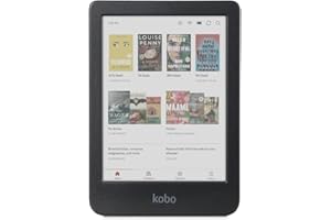 Kobo Clara Colour | Colour eReader | 6” Glare-Free Colour E Ink Kaleido™ 3 Display | Dark Mode Option | Waterproof | Audiobooks | 16GB of Storage | Black