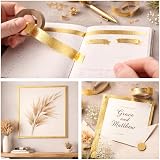 Syntego Solid Foil Washi Tape 15mm x 10m Gold Decorative Self Adhesive view 5