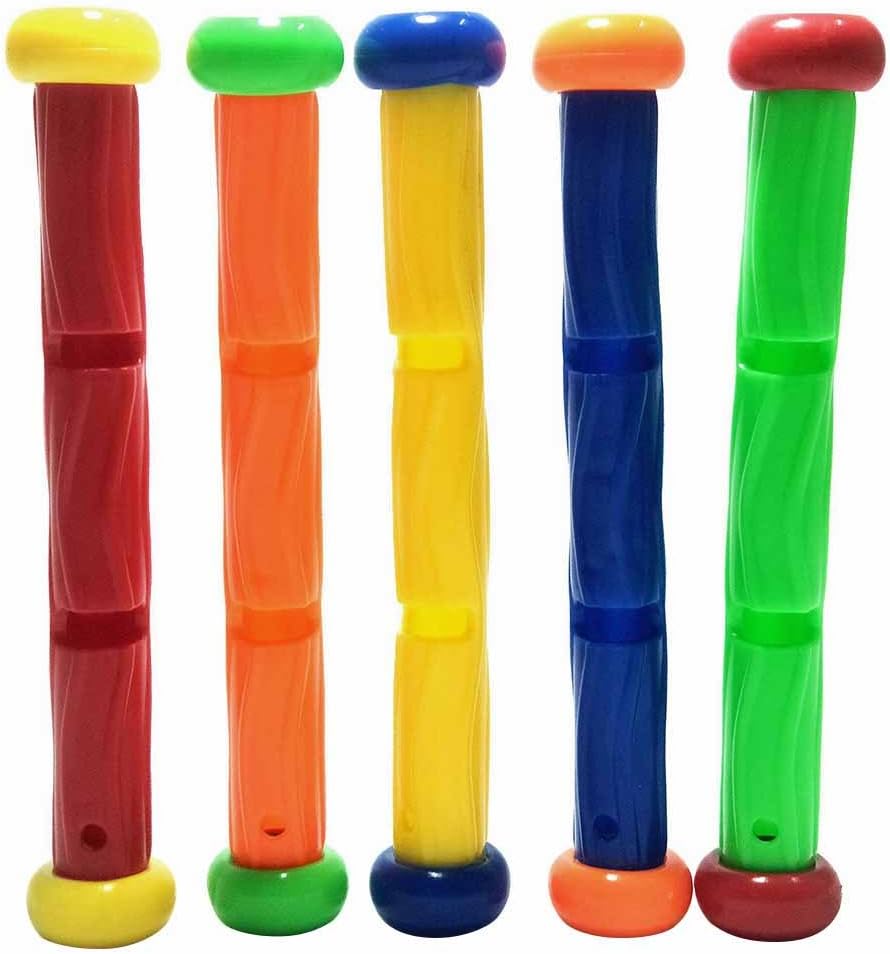 5Pcs/set Funny Kids Children Underwater Sports Swimming Pool Dive Game Stick Toys Diving Stick Toys swimming pool accessories