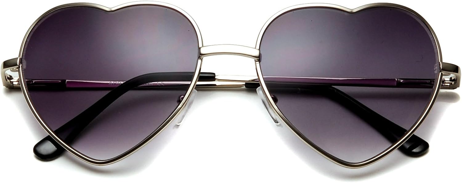 metal heart sunglasses