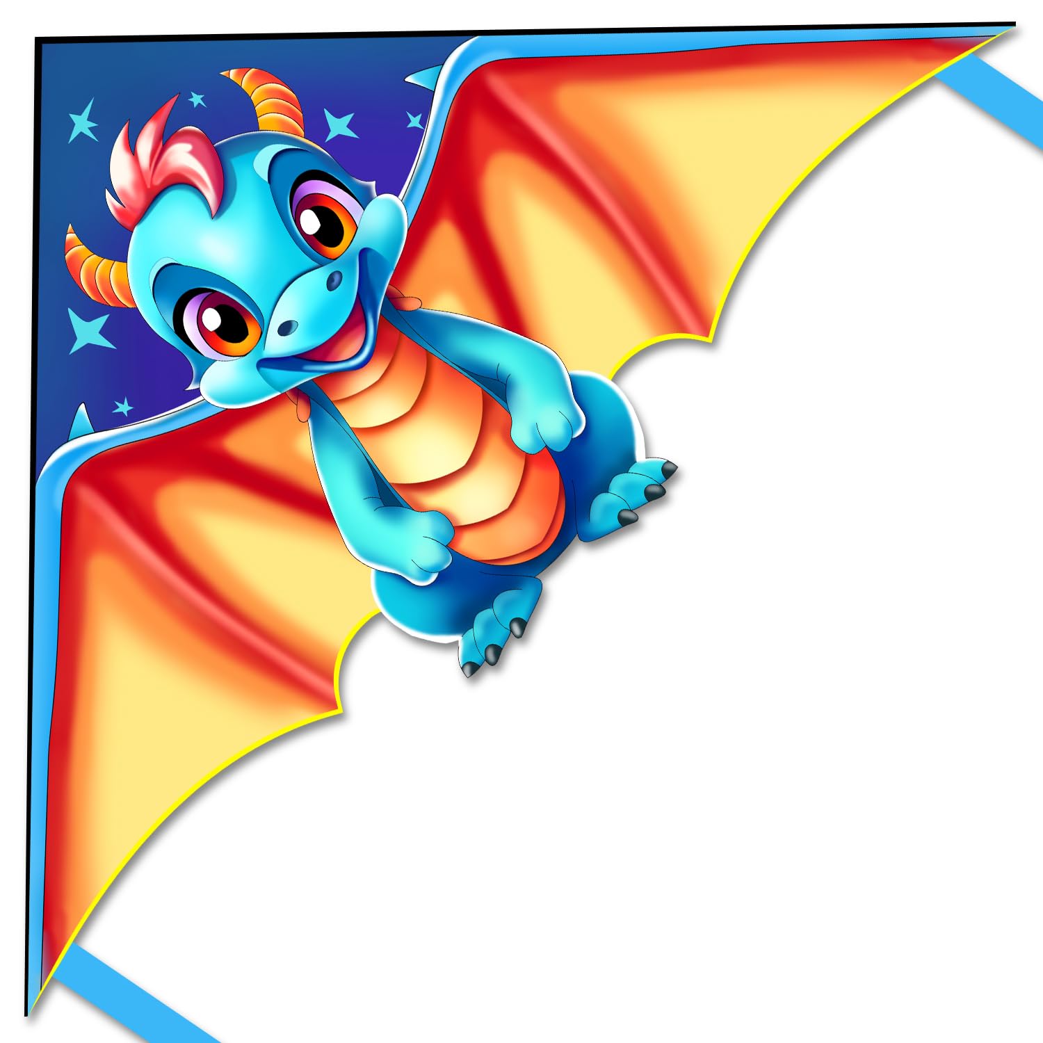 Photo 1 of YFAFENGS Dragon & Dinosaur Delta Kite for Kids Ages 4-8 8-12 and Adults - Easy to Fly Beach Kites for Beginners, Outdoor Fun Kites for Boys & Girls, Gifts for Easter and Festival