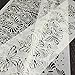 ART Kitchenware 3pcs/set Butterflies Stencil for Cake Side Decoration Fondant Wedding Cake Decorating Stencil Mold Icing Royal Stencil Tool ST-828 Beige/Semi-Transparent