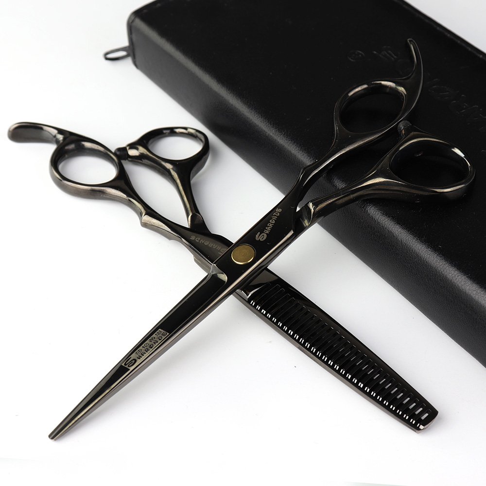 Hairstylist Hairdressing Professional Studio Hair Scissors and Thinning Scissors 6 inch Hairdressing Equipment Steel Tools (2pcs)