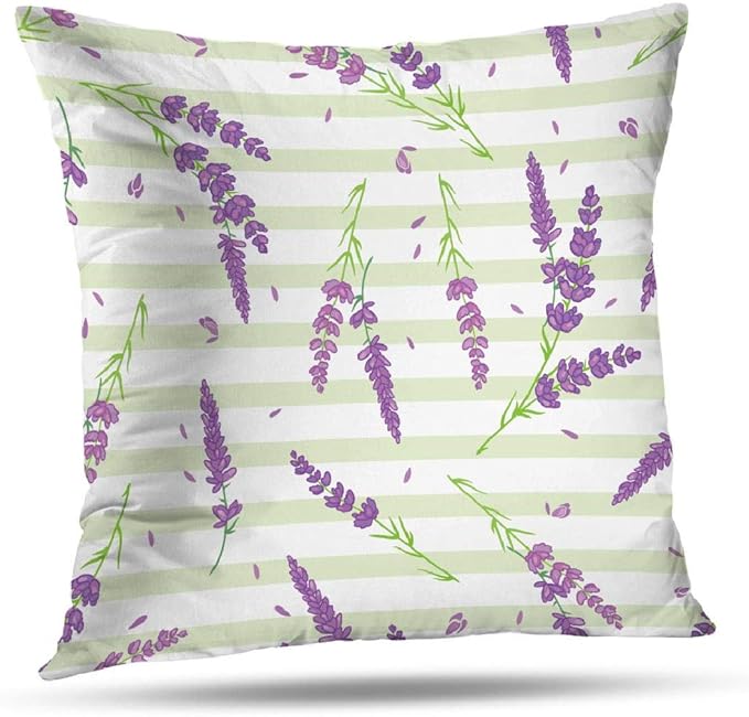 Suesoso Pillowcover 18 x 18 inch Lavender Purple Soft and