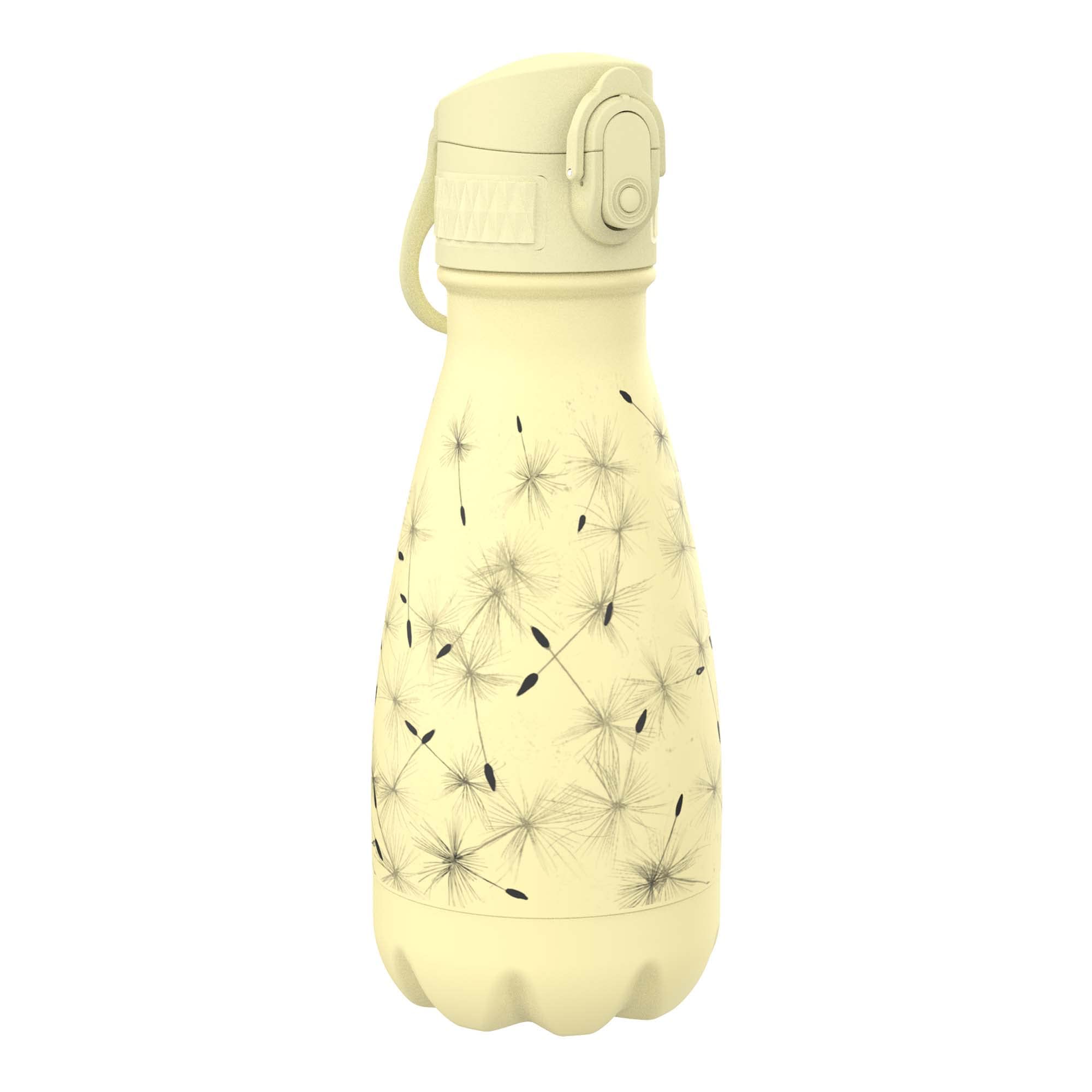 Ion8 Leak Proof Water Bottle, Vacuum Insulated, Dandelions, 280ml (10oz)