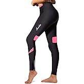Santic Winter Women's Cycling Pants 4D Padded Windproof Fleece Lined Bicycle Leggings