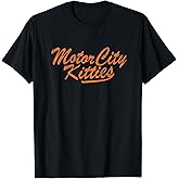 Motor City Kitties Sport Game Balls Fans Players T-Shirt