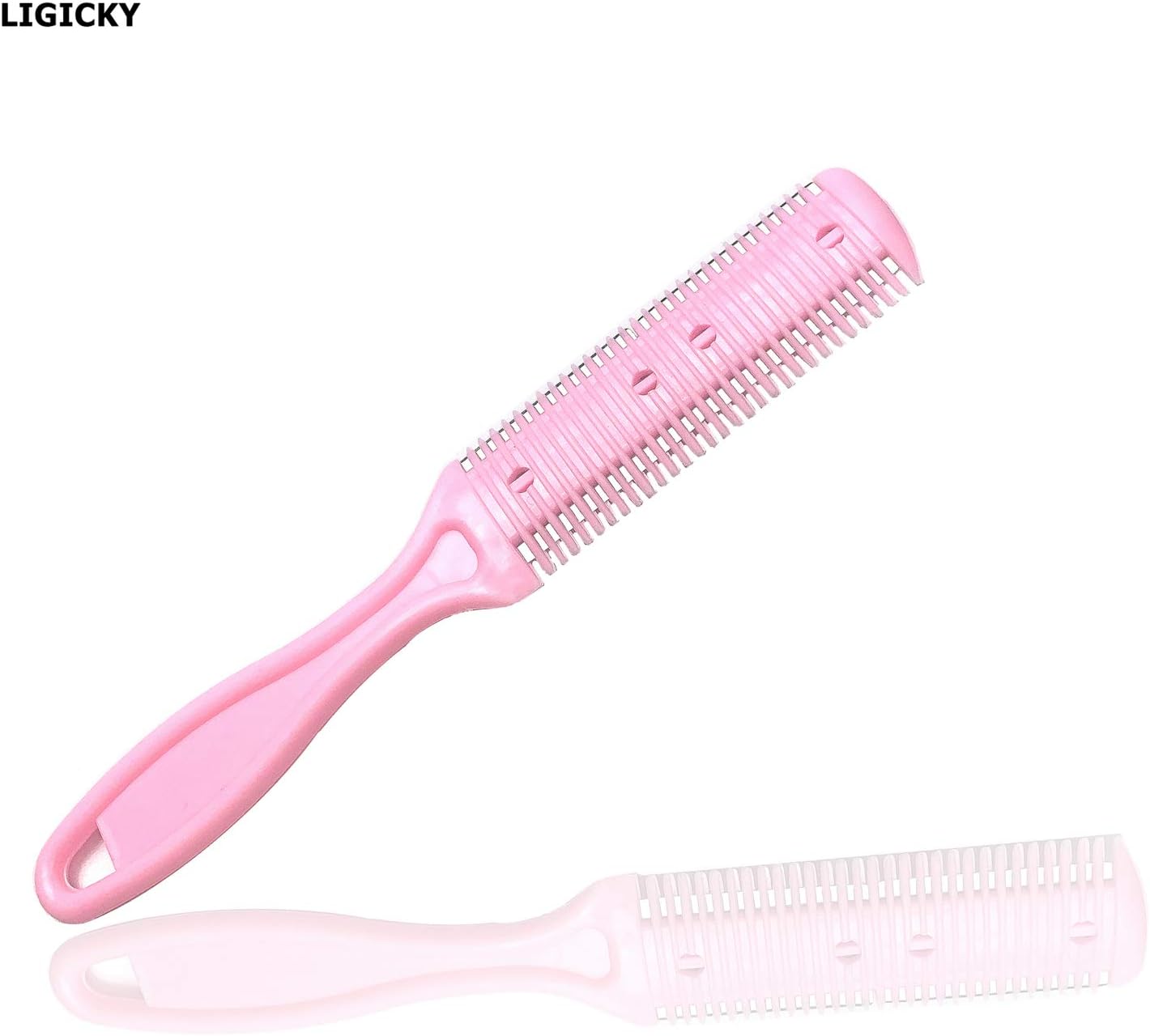 LIGICKY Baby Hair Cutting Scissors Set Professional Safety Round Tip Stainless Steel Hair thinning Shears Bang Hair Scissor for Kids/Salon/Home - Image 5