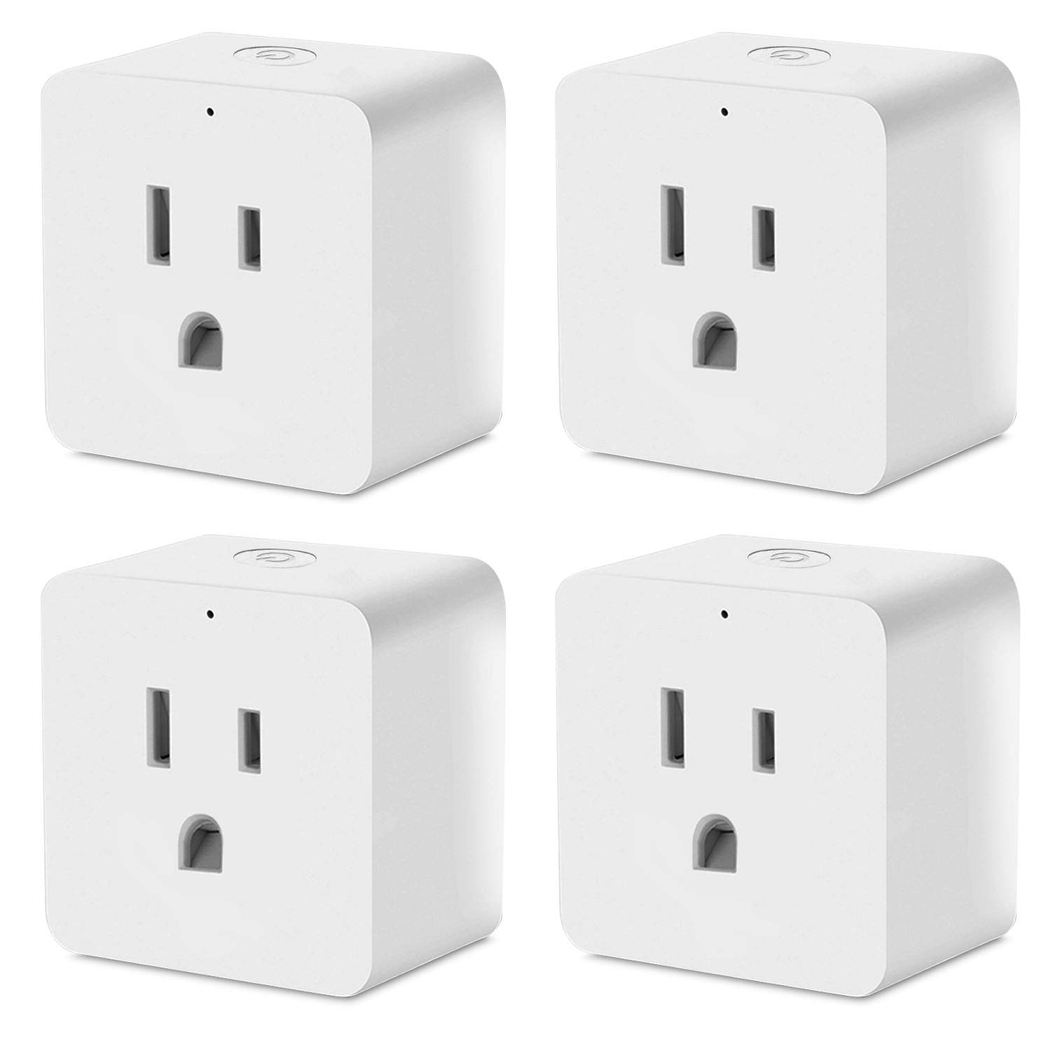 WIFI Smart Plug 4 Pack,LITSPED Smart plugs Work with Amazon Alexa Echo