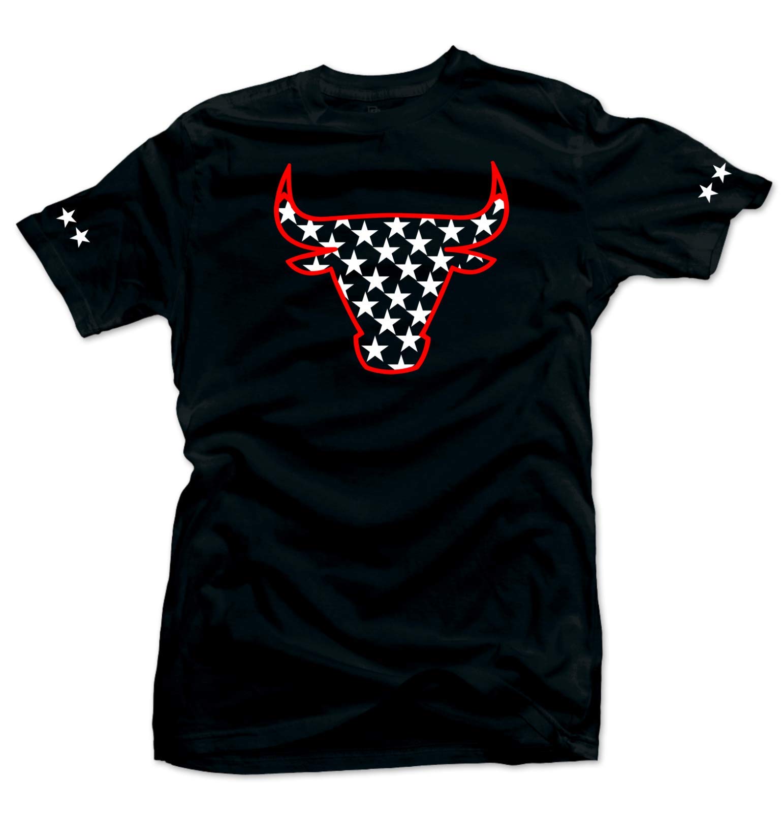Jordan Retro 6 Carmine Match Tees - Bull Star Black