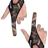 Dr.Fish Lot 2 Fishing Gloves Casting Finger Stall Protector Anti-Slice Saltwater Trolling Surf Fishing Braid Line Anti-Slip Cooftable Woolen