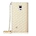 GoodPro PU Leather Gold-plated Handbag Design Flip Cover with Card Holder and Carrying Strap for Samsung Galaxy Note 4 Bundle with Screen Protector, Stylus and Cleaning Cloth - Beige