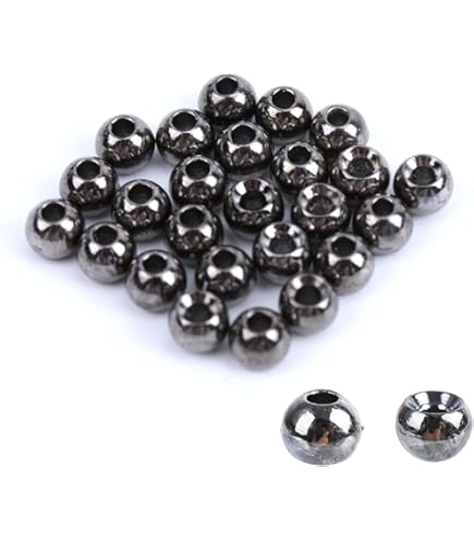 70 Perles De Tungstène Fendues 3 Mm - Rose - Pour Montage Mouches Uxcell