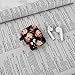 Accessories with Keychain （Black Rose
