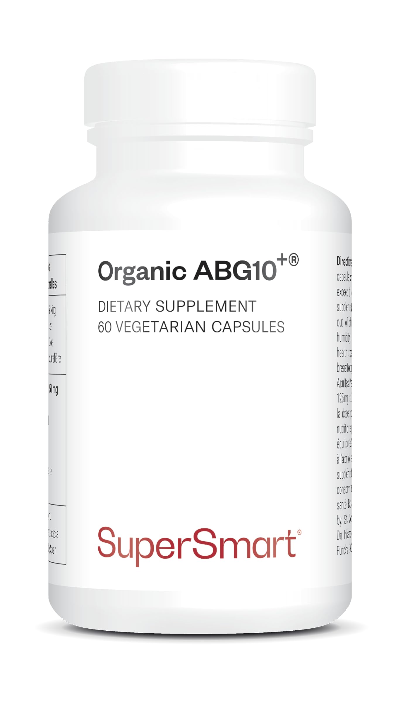 Supersmart - ABG10+ ® - Black Garlic Extract - Help Reduce Cholesterol - Protects Cells Against Free Radical Damage & Cellular Aging | Non-GMO & Gluten Free - 60 Vegetarian Capsules