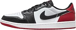 Air Jordan 1 Low OG Men's White/Black-Varsity Red