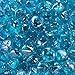 Celestial Fire Glass Diamonds - Tropical Blue Luster | 10 Pound Jar