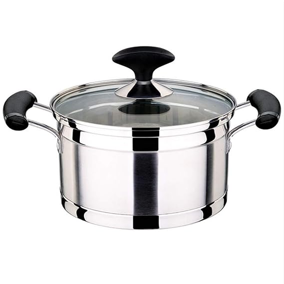 ALARION Stewing Pot, 18 x 16 cm Stainless Steel