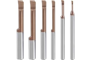 Boring Cutter Carbide MTR Boring Cutter Micro Diameter Boring Mill Small Hole Internal Tool 1.5-6mm(MTR-4-R0.1-L22)