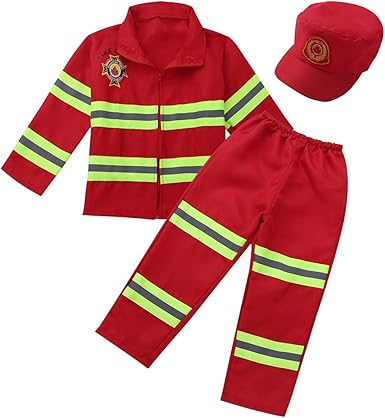 baby girl firefighter costume