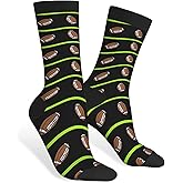 AOYEGO Octopuses Funny Socks Cartoon Octopus Tropical Novelty Casual Crew Socks Contrast Color Design for Women Men Gift