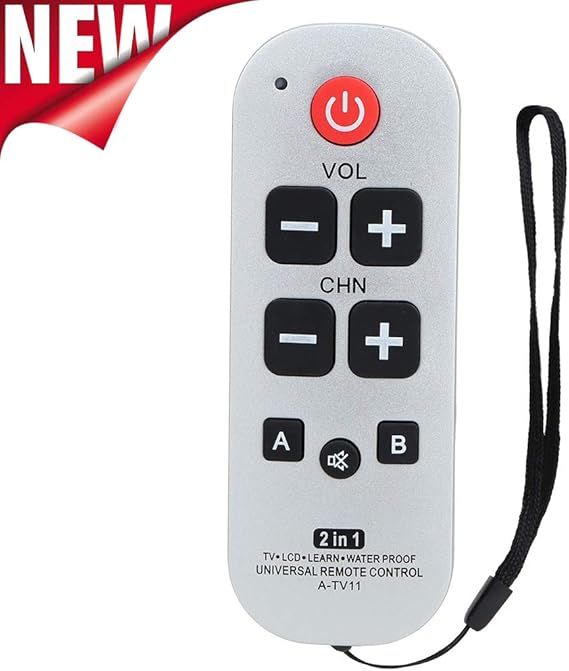 Gvirtue ATV11 Big Button Universal Remote Control for Seniors, Initial