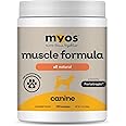 MYOS Canine Muscle Formula - All-Natural Muscle Building Supplement - Helps Reduce Muscle Loss in Dogs Due to Normal Aging an