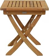Charles Bentley Square Foldable Table, FSC Eucalyptus, 50x45cm view 3