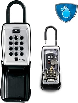 MASTER LOCK Caja fuerte para Llaves [Seguridad reforzada] [Con arco] [Pulsador] - 5422EURD - Caja de seguridad: Amazon.es: Bricolaje y herramientas