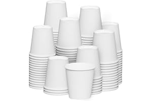Gusto [3 oz. - 600 Count] White Small Paper Cups, Disposable Mini Bathroom Mouthwash Cups - Eco-Friendly and Versatile (Forme