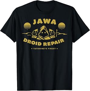 Star Wars Jawa Droid Repair Tatooine's Finest Disney+ T-Shirt
