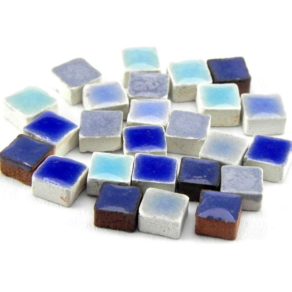 Mosaic-Minis (5x5x3mm), 5.000 pieces, mix blue, MXBL