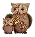 Fall Jeweled Shelf Table Top Sitter Thanksgiving Autumn Home Accent Decoration (Owls) by KNL Store